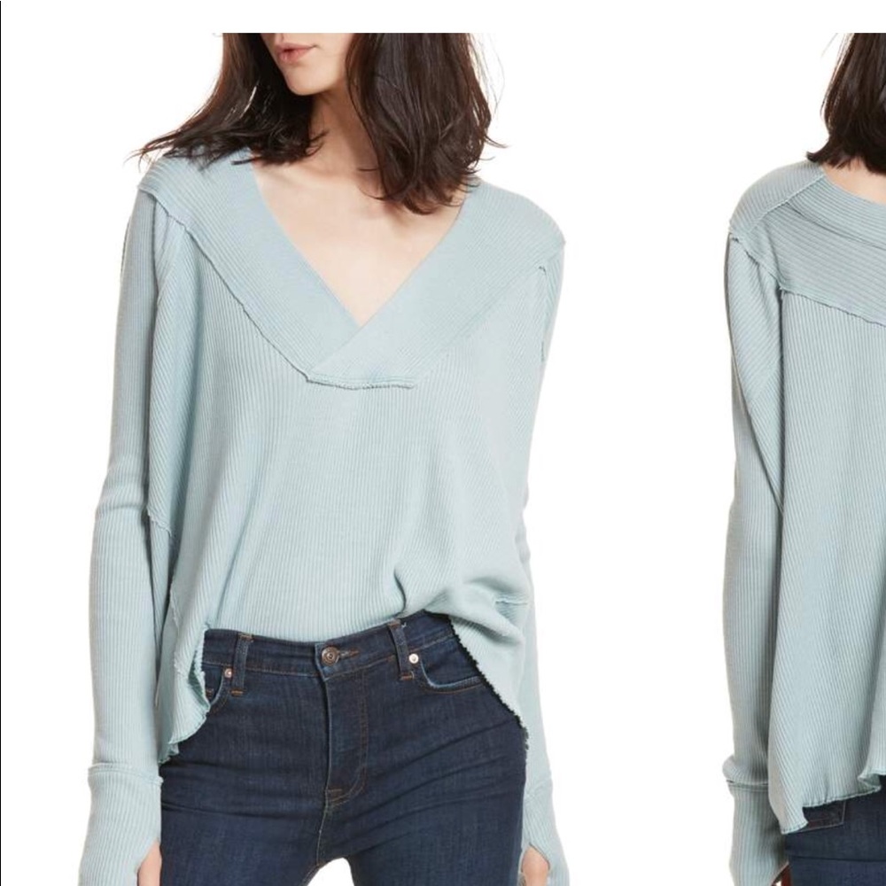 Free People oceanview Knit Top